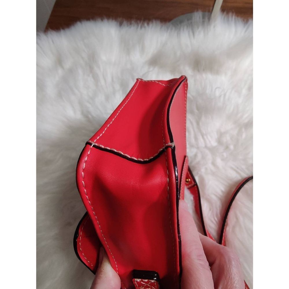 Kate Spade New York Gap Kids Red Leather Satchel Crossbody - Picture 8 of 14